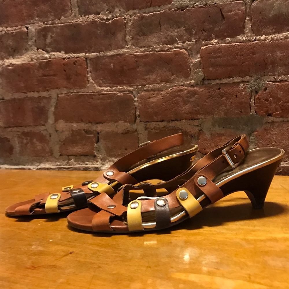 Michael Kors Strappy Kitten Heel Sandal